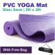 Yoga Mat - 4mm Non-Slip + Free Bag Premium Quality Non Slip Suitable Men Women Yoga Exercise. 