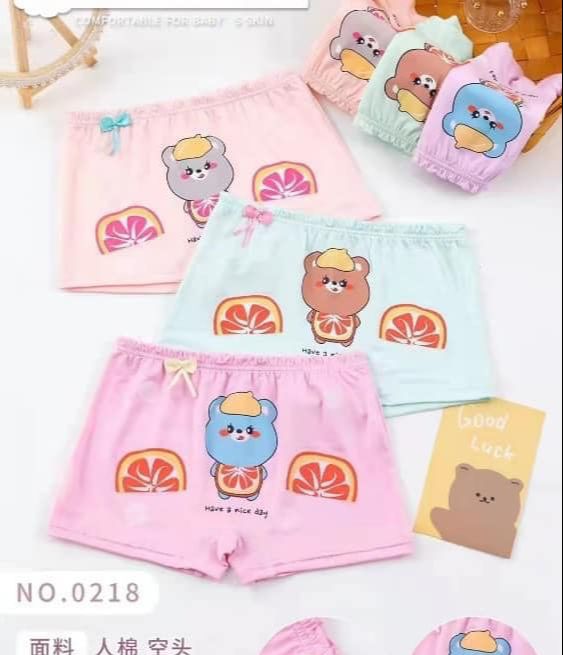 Combo 10 Quần chip đùi trẻ em in hình gấu cho bé từ 7-37kg-Quần lót đùi cho bé-Quần lót trẻ em-lót đùi trẻ em-lót đùi bé gái-Quần lót nữ-Quần chíp đùi bé gái-Quần lót