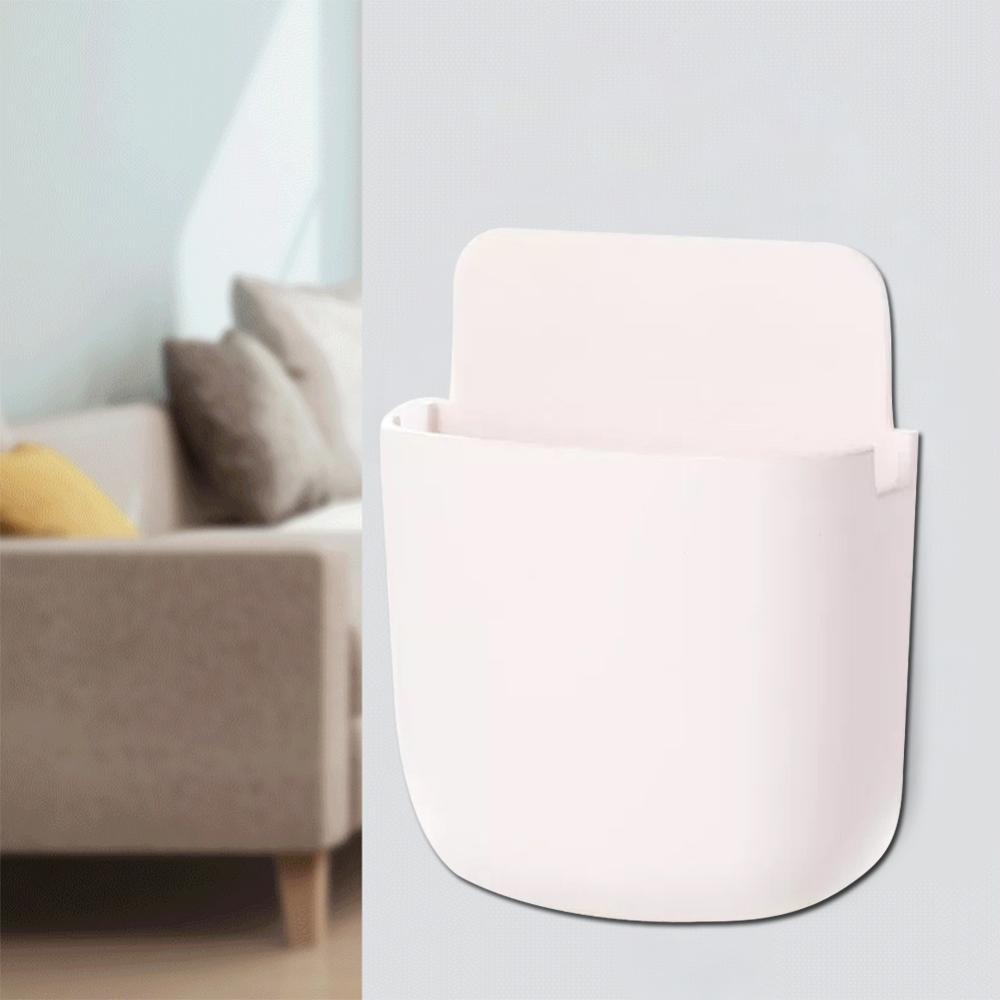 Wall Mounted Organizer Storage Box TV Remote Control Mobile Phone Holder