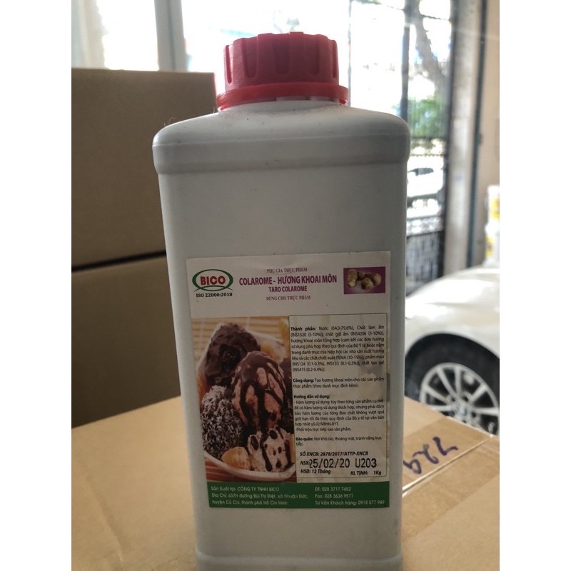 Tinh hương sữa mauri & bico 1lit