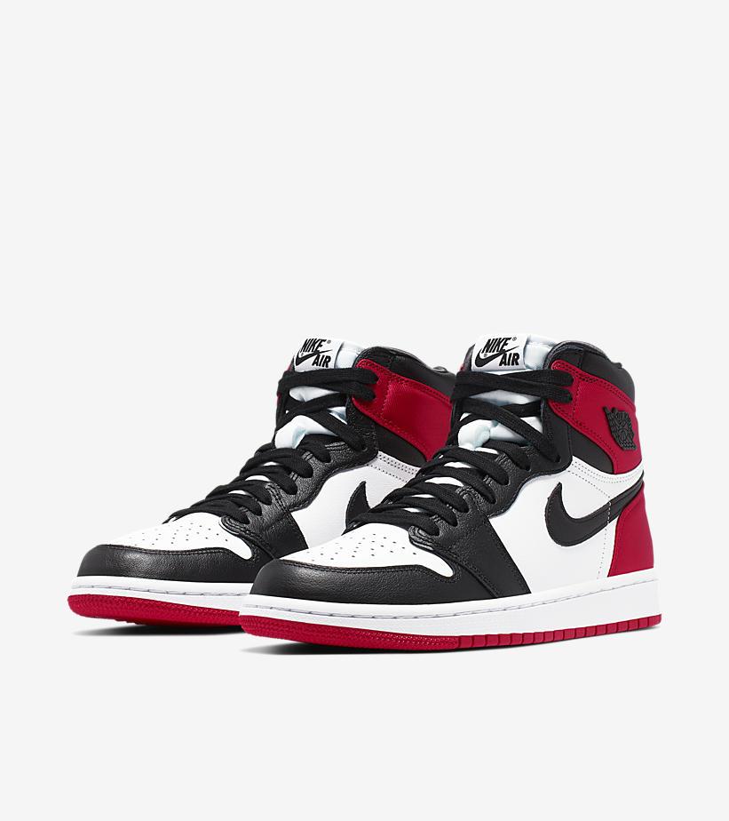 Nike Jordan 1 Satin Black Toe (W 