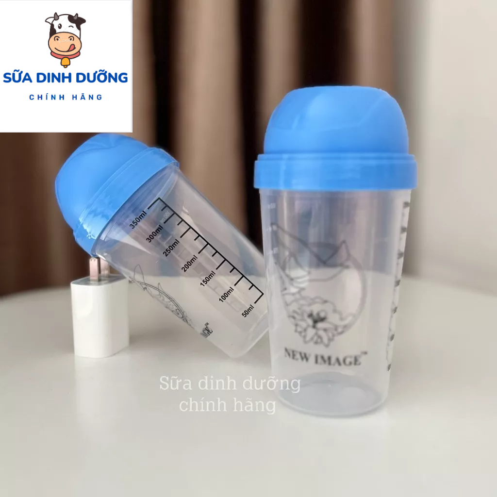 Bình lắc sữa non Alpha Lipid có chia vạch 350ml