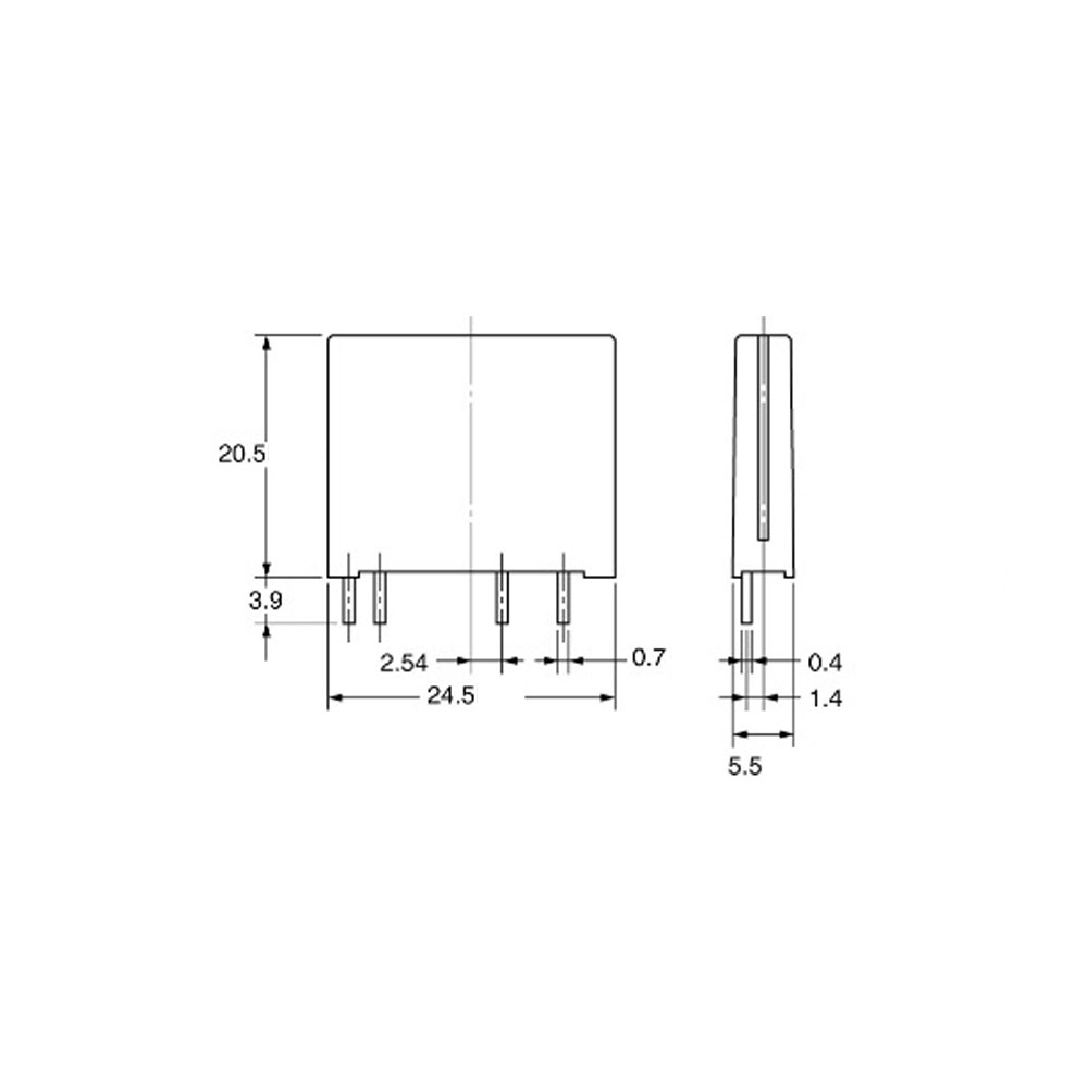 5V 12V 24V DC-AC Mô đun Rơ Le bán dẫn G3MB-202P PCB SIP SSR AC 240V 2A snubber mạch điện trở trạng thái rắn công tắc Rơle