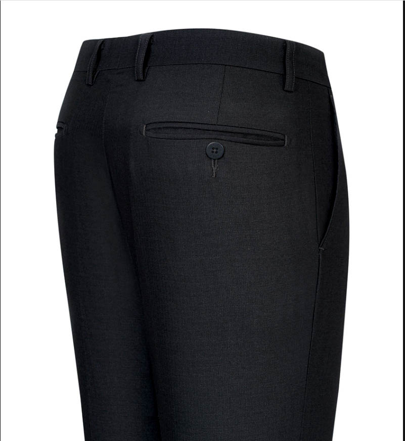 Quần tây đen VIệt Tiến không ly (size 73-103)