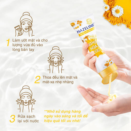Hazeline Sữa Rửa Mặt Nghệ Hoa Cúc 100G