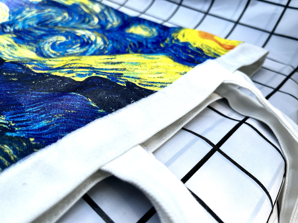 Túi vải canvas, túi Tote mẫu Chợ Bến Thành