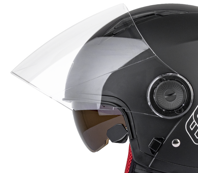 MŨ BẢO HIỂM EGO E-41 - MÀU ĐEN MỜ