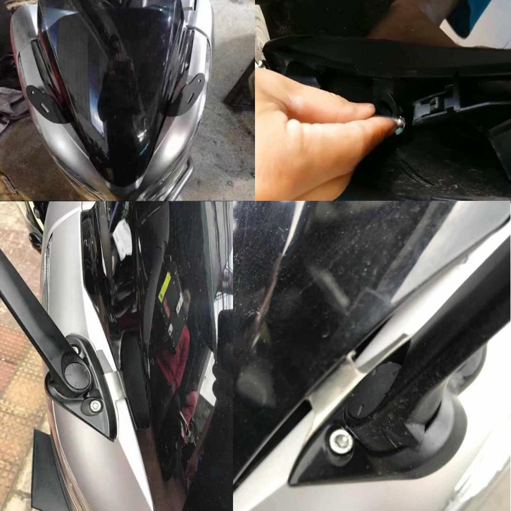 Motorcycle PCX 125 Rear View Mirror Front Stand Holder Bracket Windshield Bracket For Honda PCX150 PCX125 PCX 150 2018 2019 2020