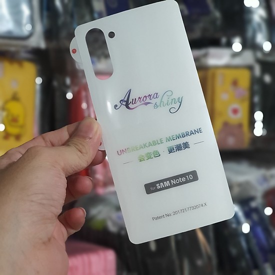 "Dán dẻo PPF cho Samsung Note 10/ Note 10 Plus Full màn hình chống trầy xước ( trong suốt )