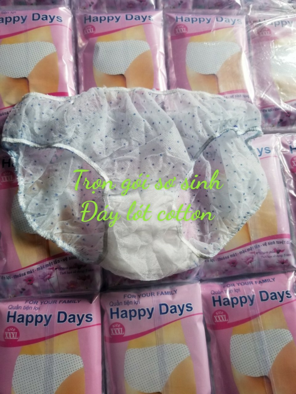 Quần lót giấy cho nữ mẹ sau sinh (5 cái) đặc biệt dùng trong spa, thẩm mỹ làm đẹp