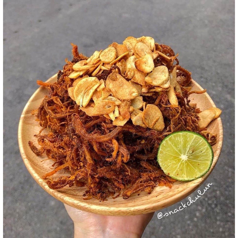 Khô Heo Cháy Tỏi Lon 300gram