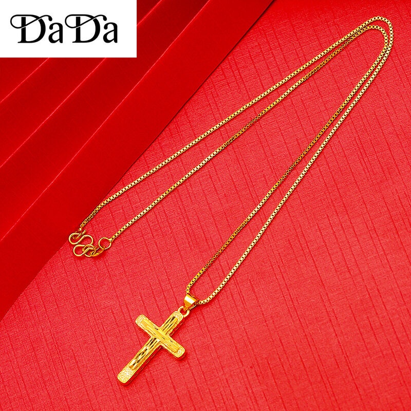 Dây Chuyền Mạ Vàng 18k Mặt Thánh Giá