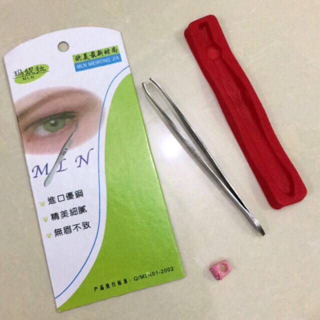 Nhíp Nhổ Lông Mày - Nhổ Râu Lông Mi Tóc Bạc Bằng Thép Không Gỉ