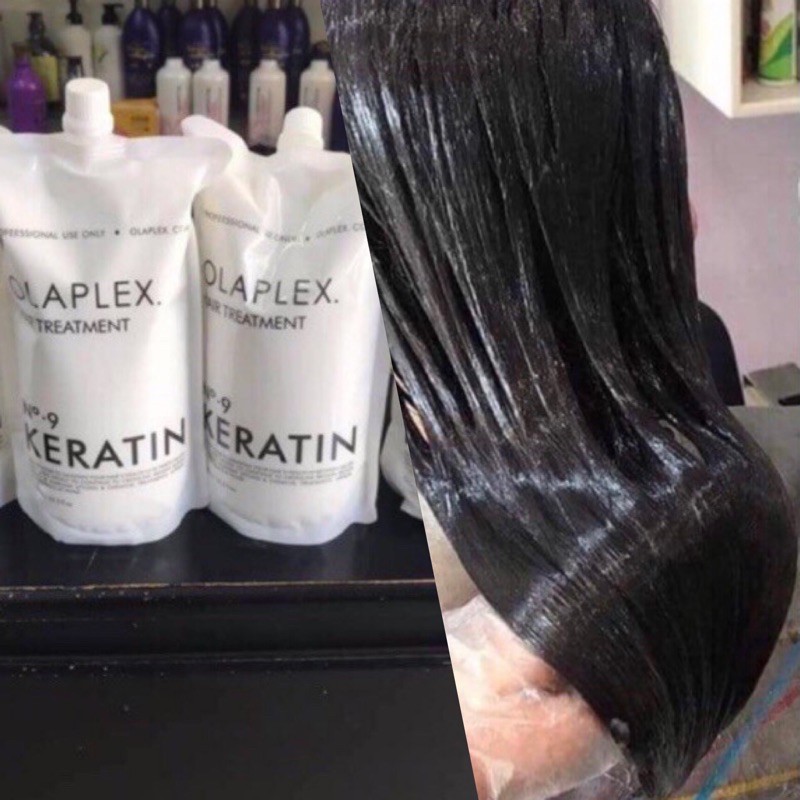 Hấp Phục Hồi Tóc Hư Tổn Nặng Keratin OLAPLEX  siêu mềm mượt phục hồi  tóc khô xơ hư tổn 