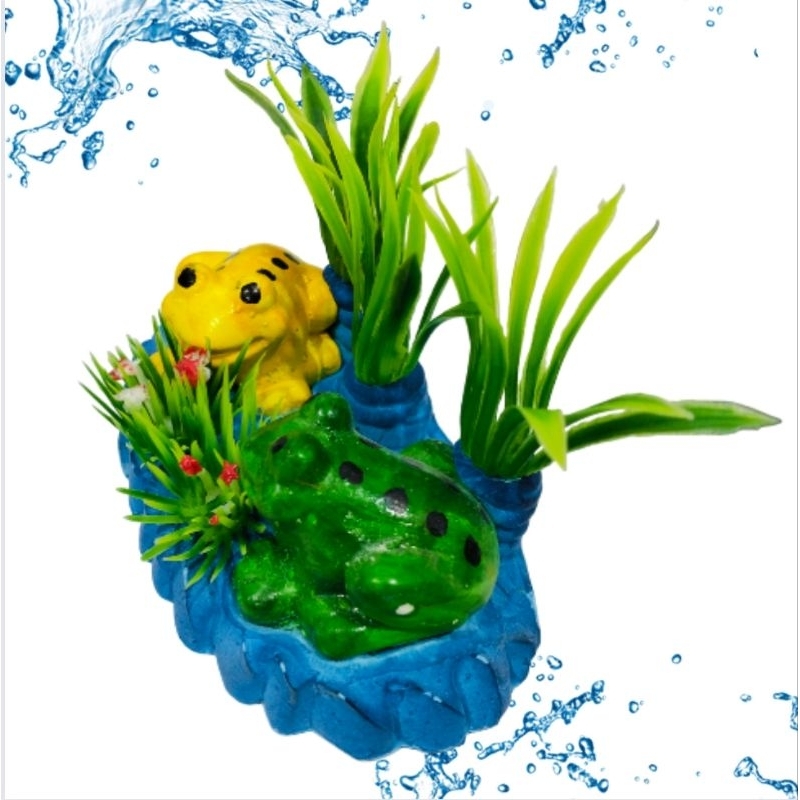 HIASAN DEKORASI AQUARIUM AQUASCAPE KATAK 2