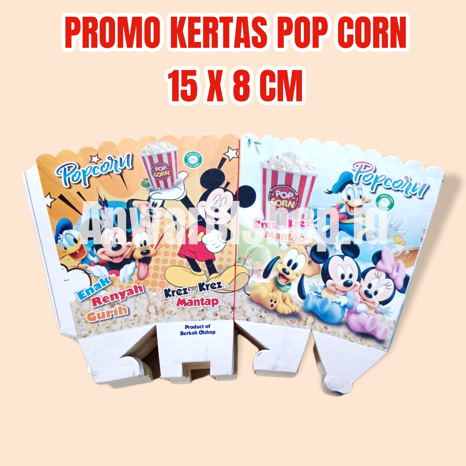 New Product Kertas Pop Corn Ukuran 15 X 8 Cm Gambar Terbaru 3D New Product Kertas Pop Corn Ukuran 15 X 8 Cm Gambar Terbaru 3D