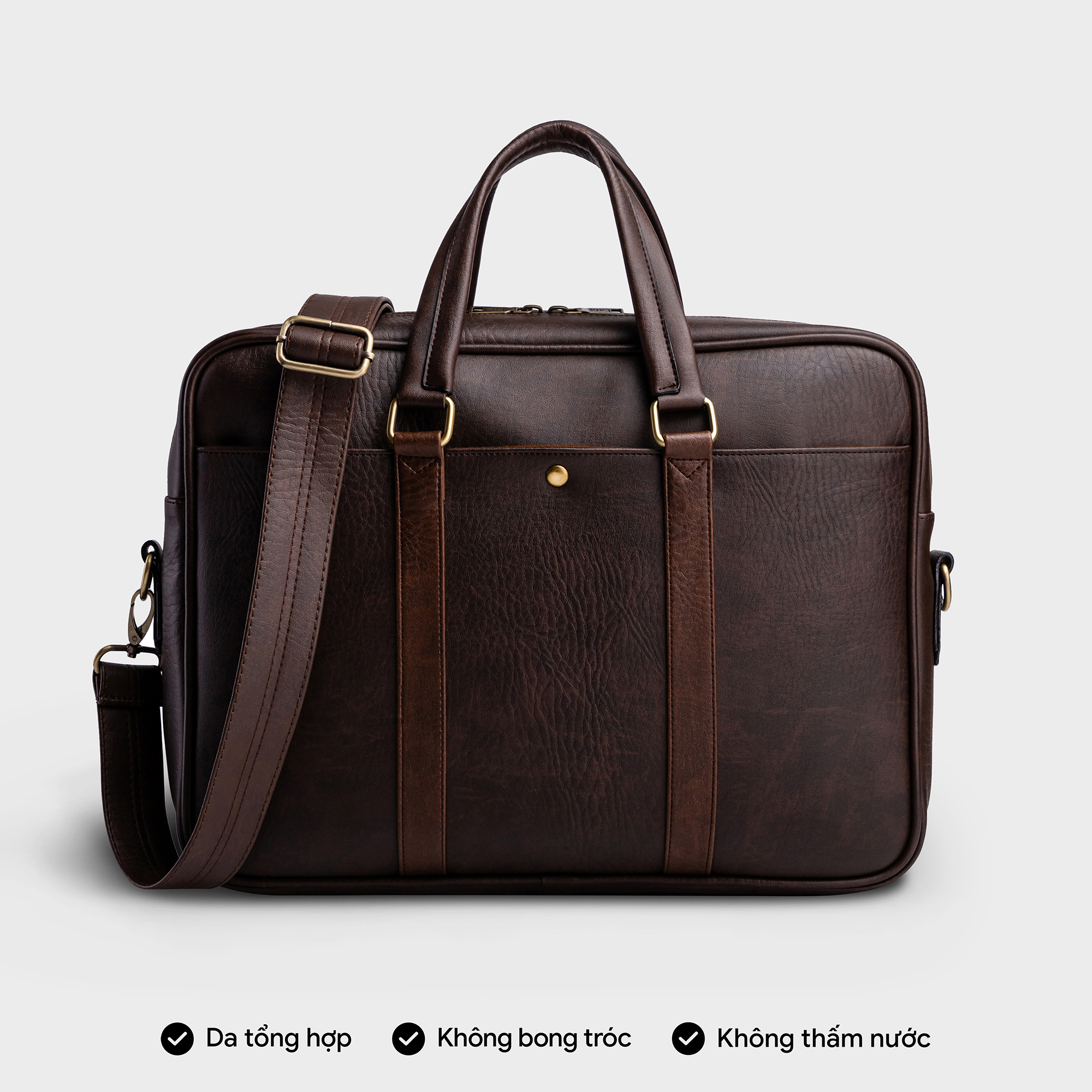 Lata Office Briefcase (Basic Men's Fashion - Leather Briefcase Ca31)