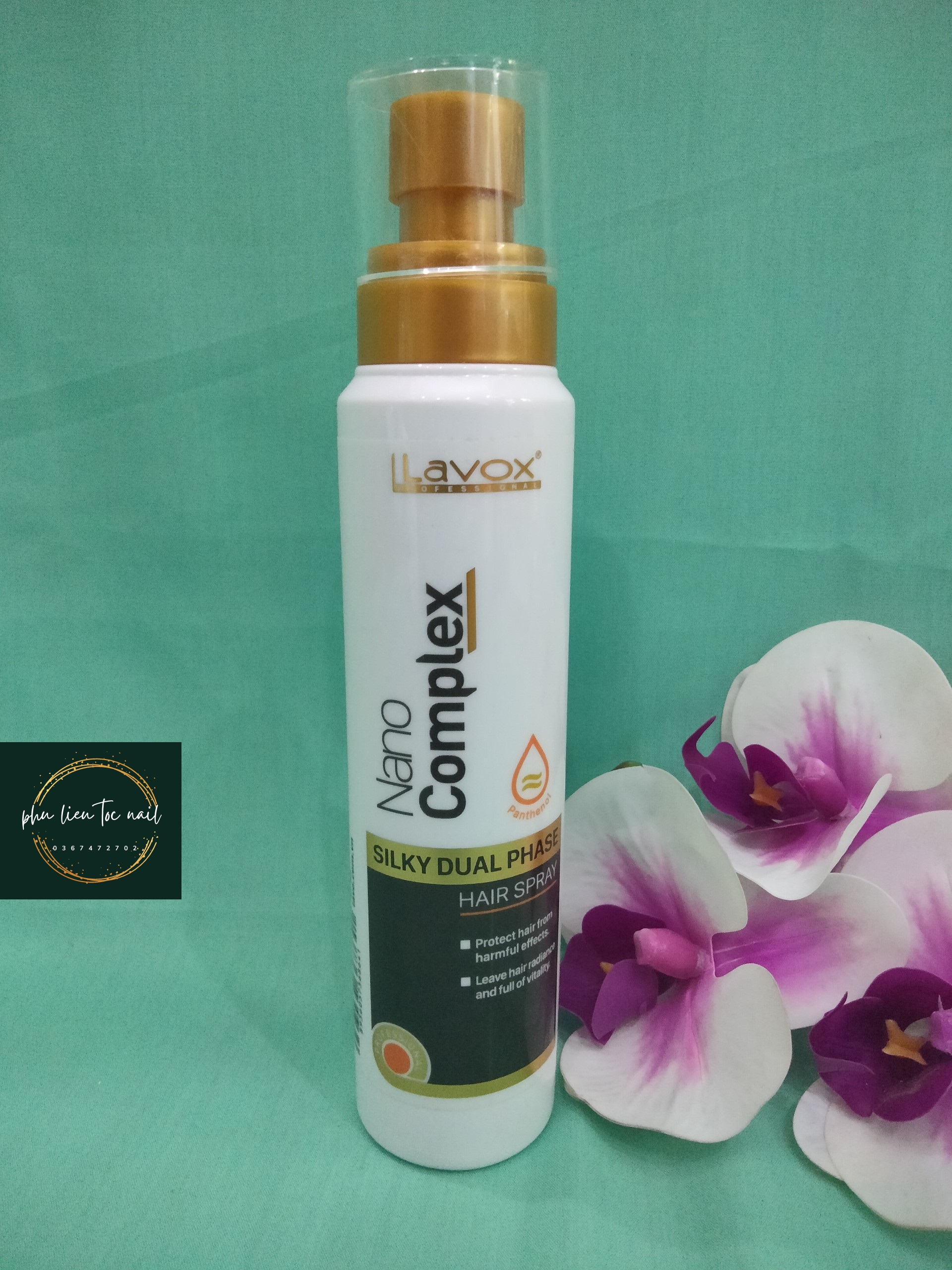 Xịt dưỡng tóc lavox nano complex chai trắng, vòi vàng - Trường Thọ, TĐ