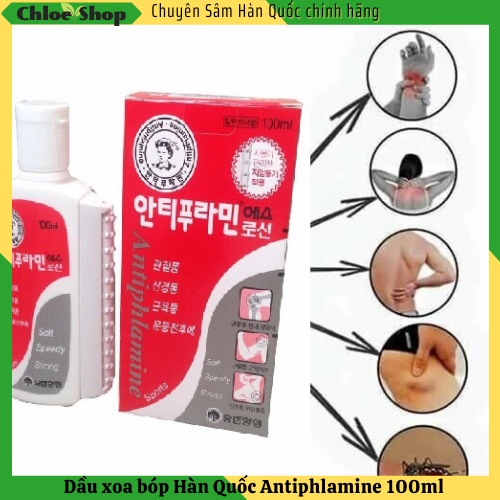 Dầu xoa bóp Hàn Quốc Antiphlamine 100ml