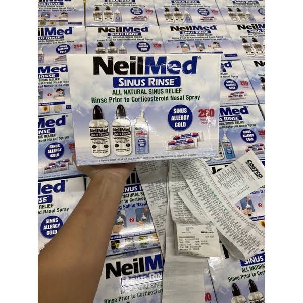 Bộ xịt rửa mũi Neilmed Mỹ