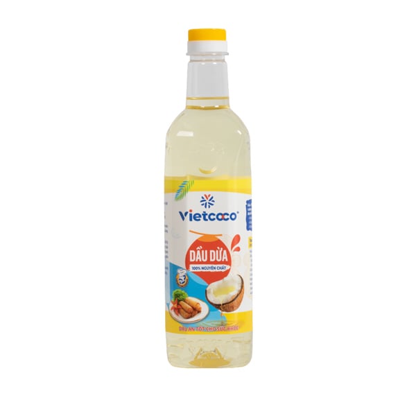 DẦU DỪA NẤU ĂN NGUYÊN CHẤT 100% VIETCOCO 1L