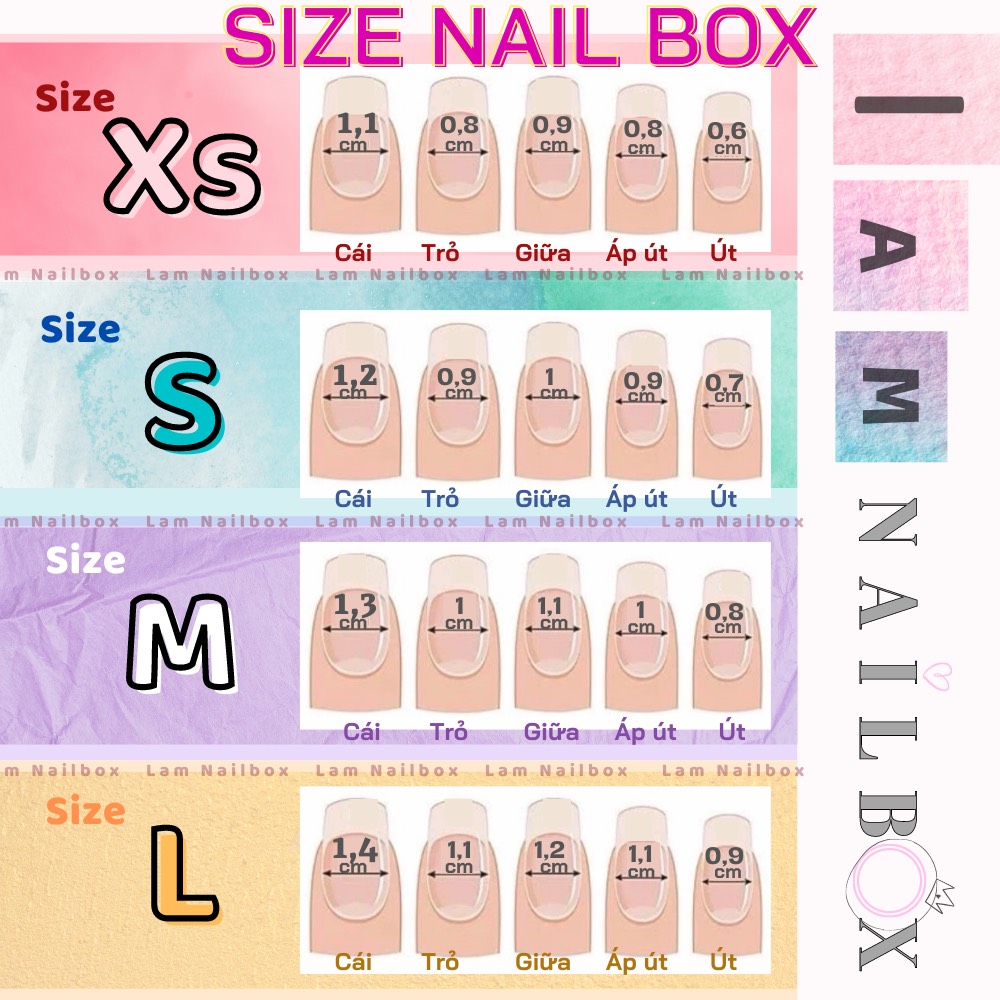 Nailbox thiết kế Bé CỪU trắng siêu CUTE (Code SC04)