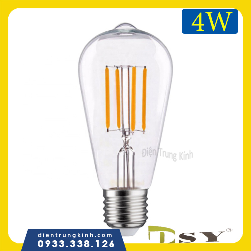 Combo 5 Bóng Đèn Edison ST64