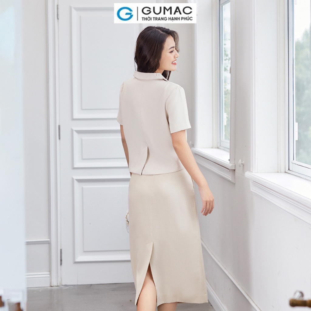 Áo Blazer lửng thời trang GUMAC OWD12004