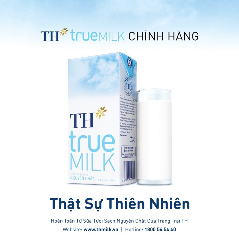 Lốc 4 sữa hilo tách béo của th true milk