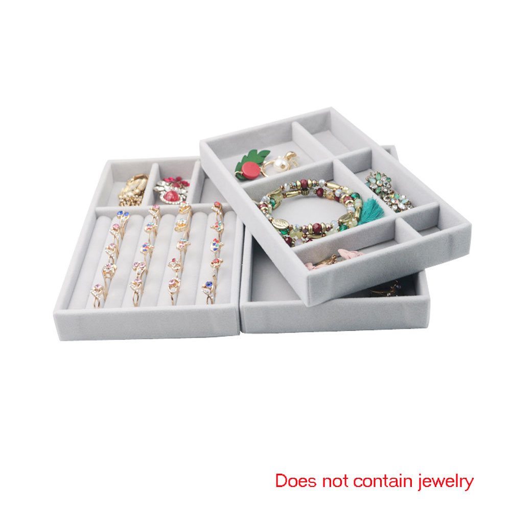 PULLBEAR Packaging 1Pc Gift Box Holder Display Tray Case Jewelry Case Jewelry Display Storage Box Organizer