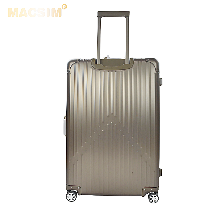 Vali hợp kim nhôm nguyên khối MS1104 Macsim cao cấp màu đen cỡ 29 inches