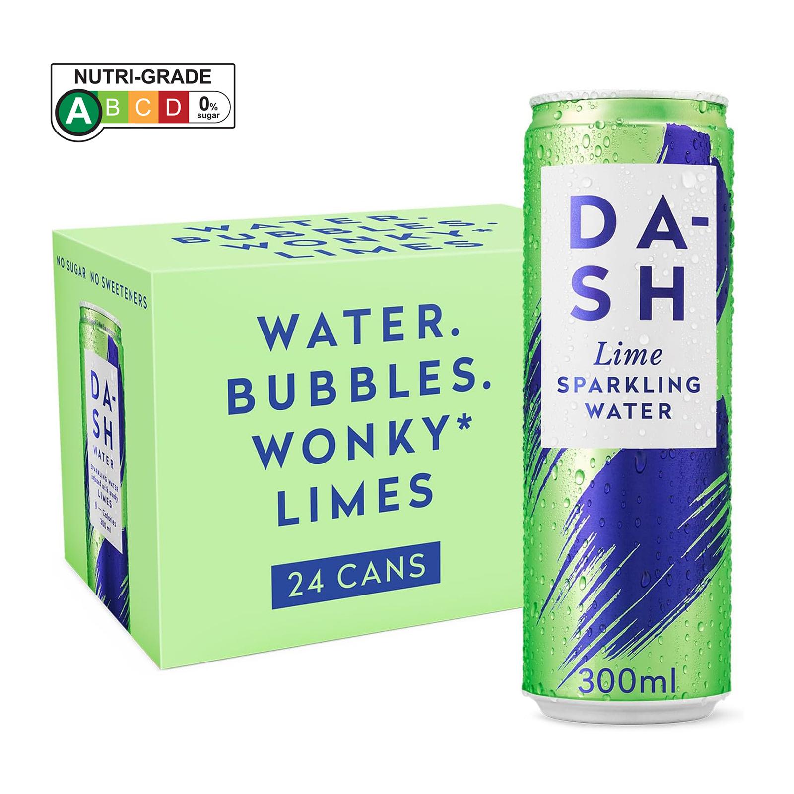 Dash Water Lime Infused Sparkling Water 24 X 300ML Lazada Singapore