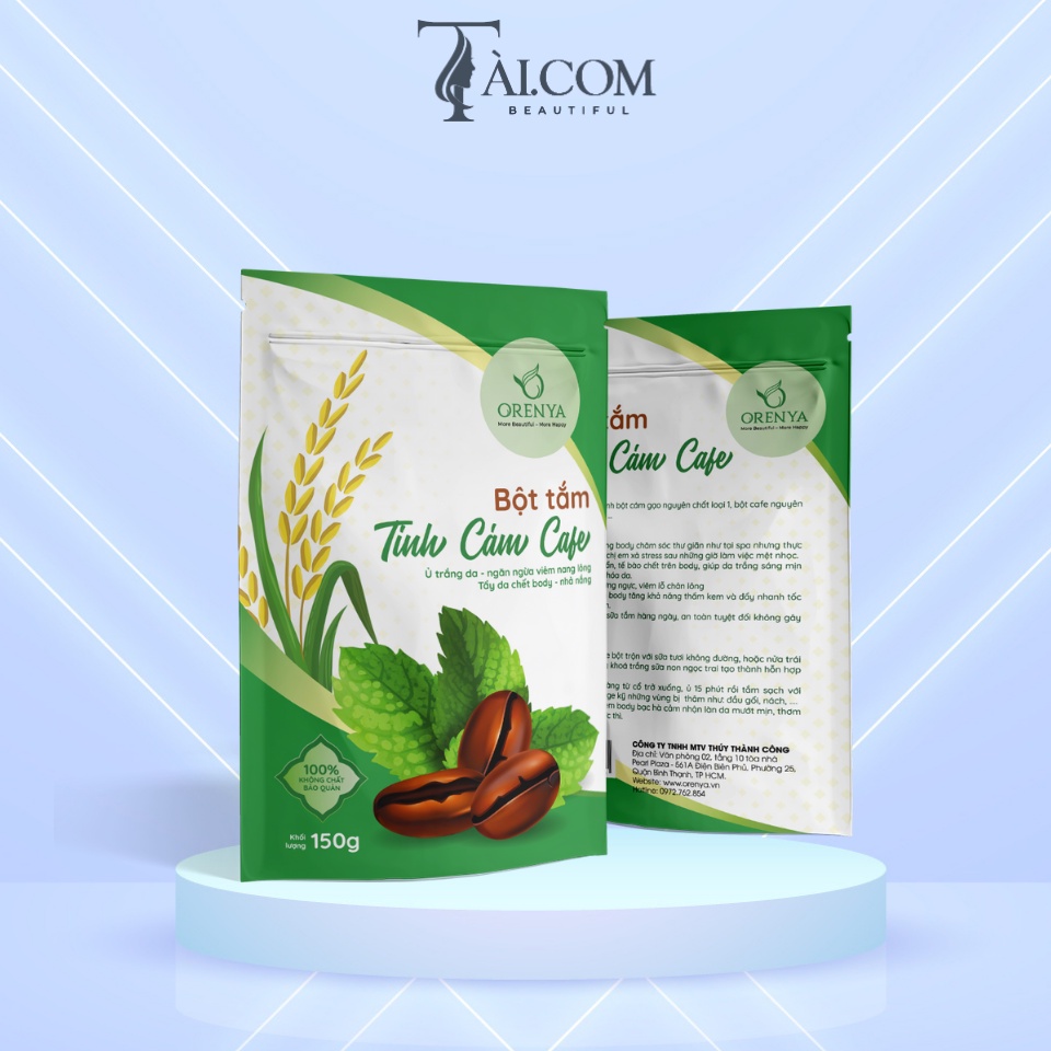 Bột Tắm Tinh Cám Cafe
