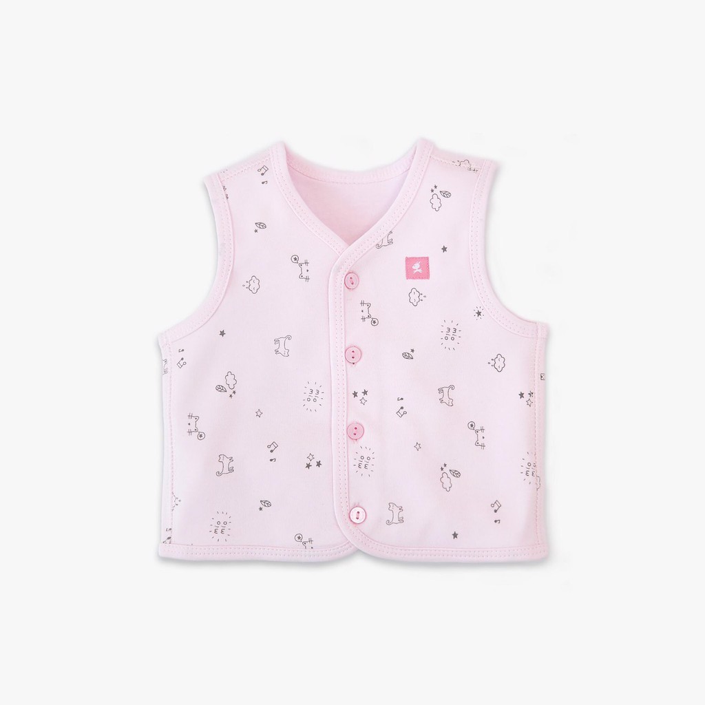 [MIO MIO]. Áo ghi lê sơ sinh cotton 2 lớp mềm mịn