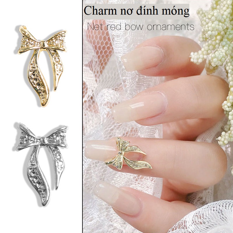 Combo 5 Charm Nơ Đính Móng CN-01 02