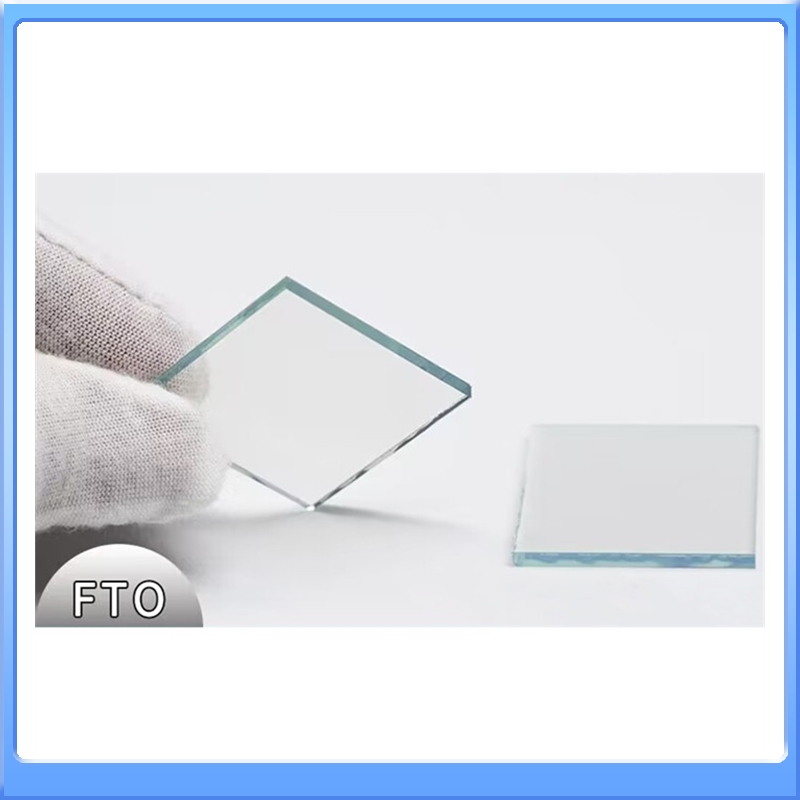 Fto Conductive Glass for Laboratory Use - 20x20x2.2 mm - 7 Ohm Size Specification