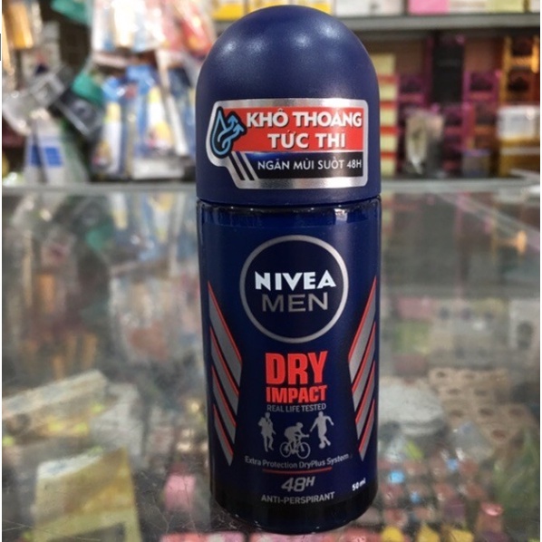 Lăn Ngăn Mùi Nam Nivea Men Khô Thoáng 50Ml