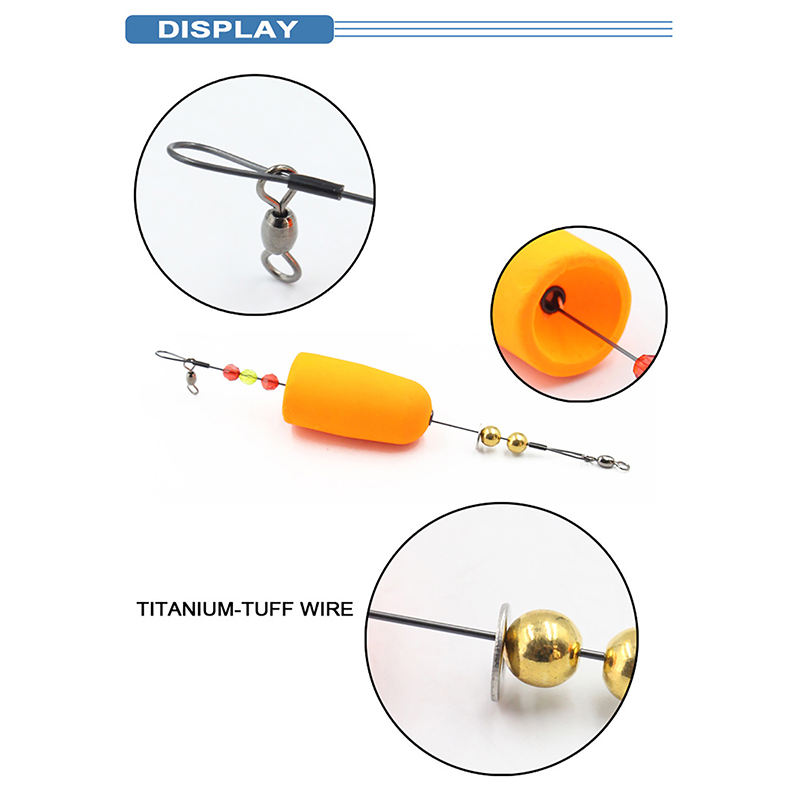 ZTOYL Fishing Floats Bobbers for Float Rig Rattle Popping Cork Weighted  Popping Floats Saltwater Sea Fishing Tackle