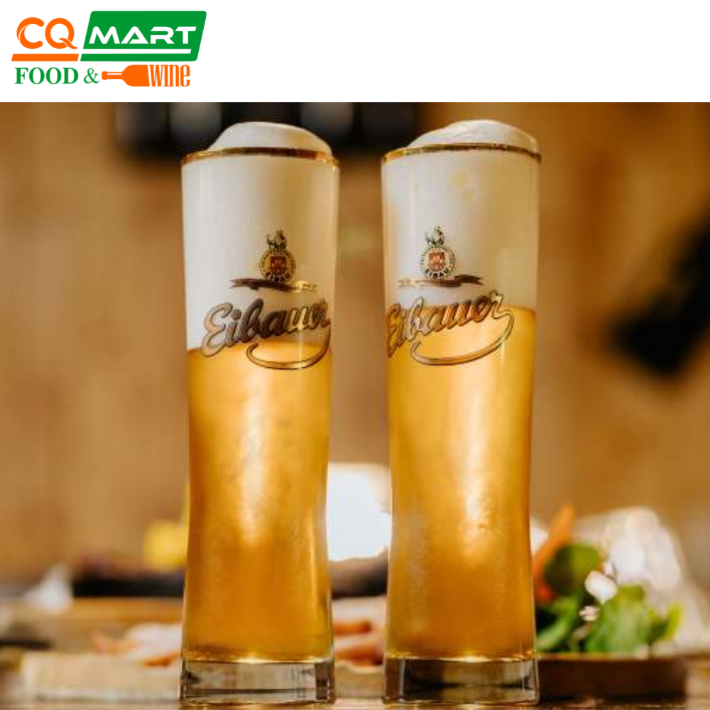 Bia Đức Eibauer Hefeweizen Hell 5.2% Lon 500ml
