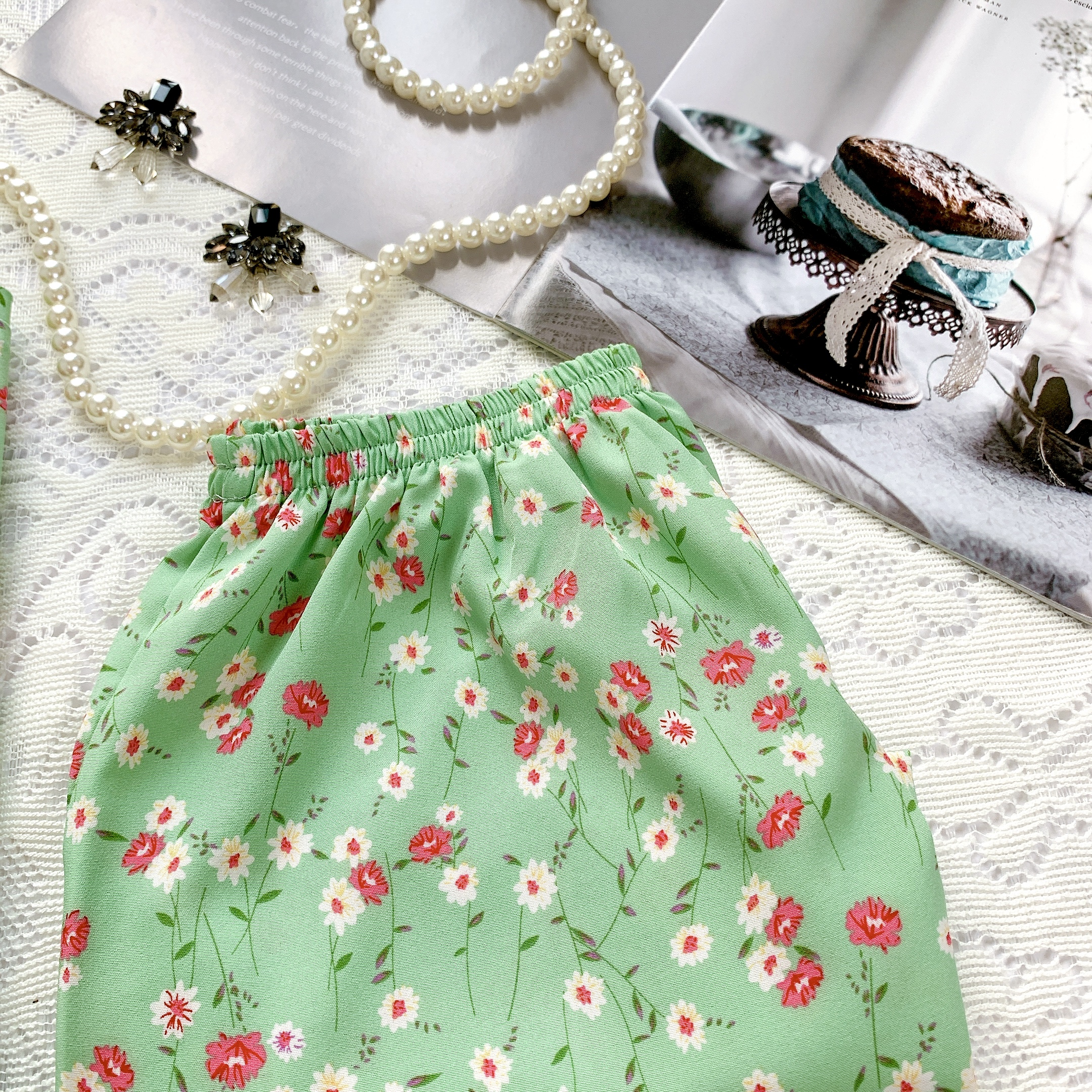 Pijama Tay ngắn quần dài - Daisy Mint [COMBO 3 BỘ 499K, 5 BỘ 779k ]