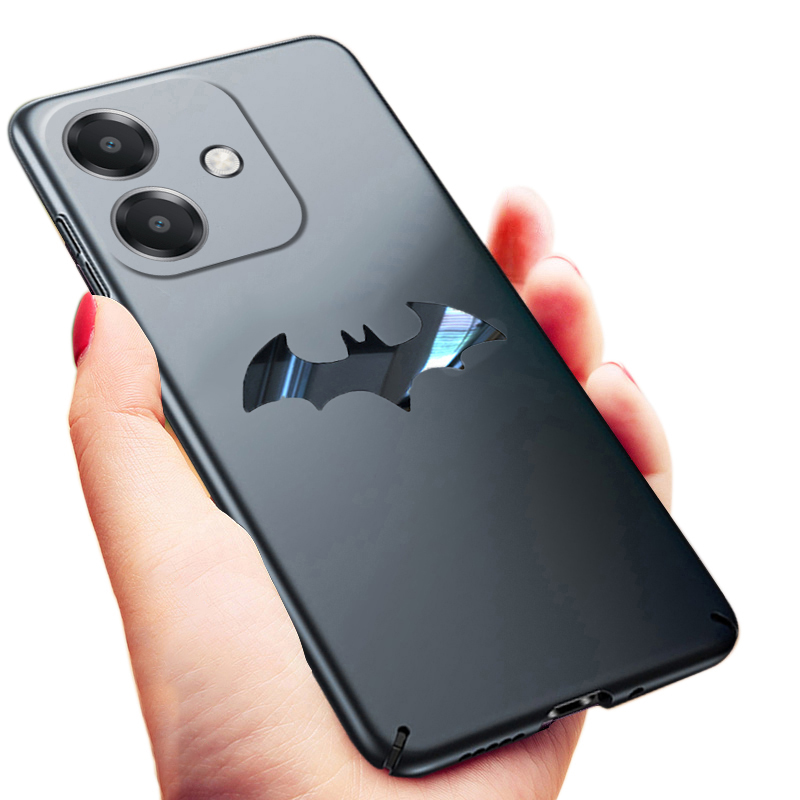 Phone case OPPO A3X Smooth Metal Bat Man Marvel DC Design Protector Back Cover OPPO A3X Case.