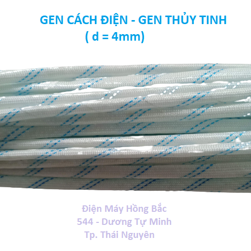 Gen cách điện sợi thủy tinh - 20 mét gen phi 4mm