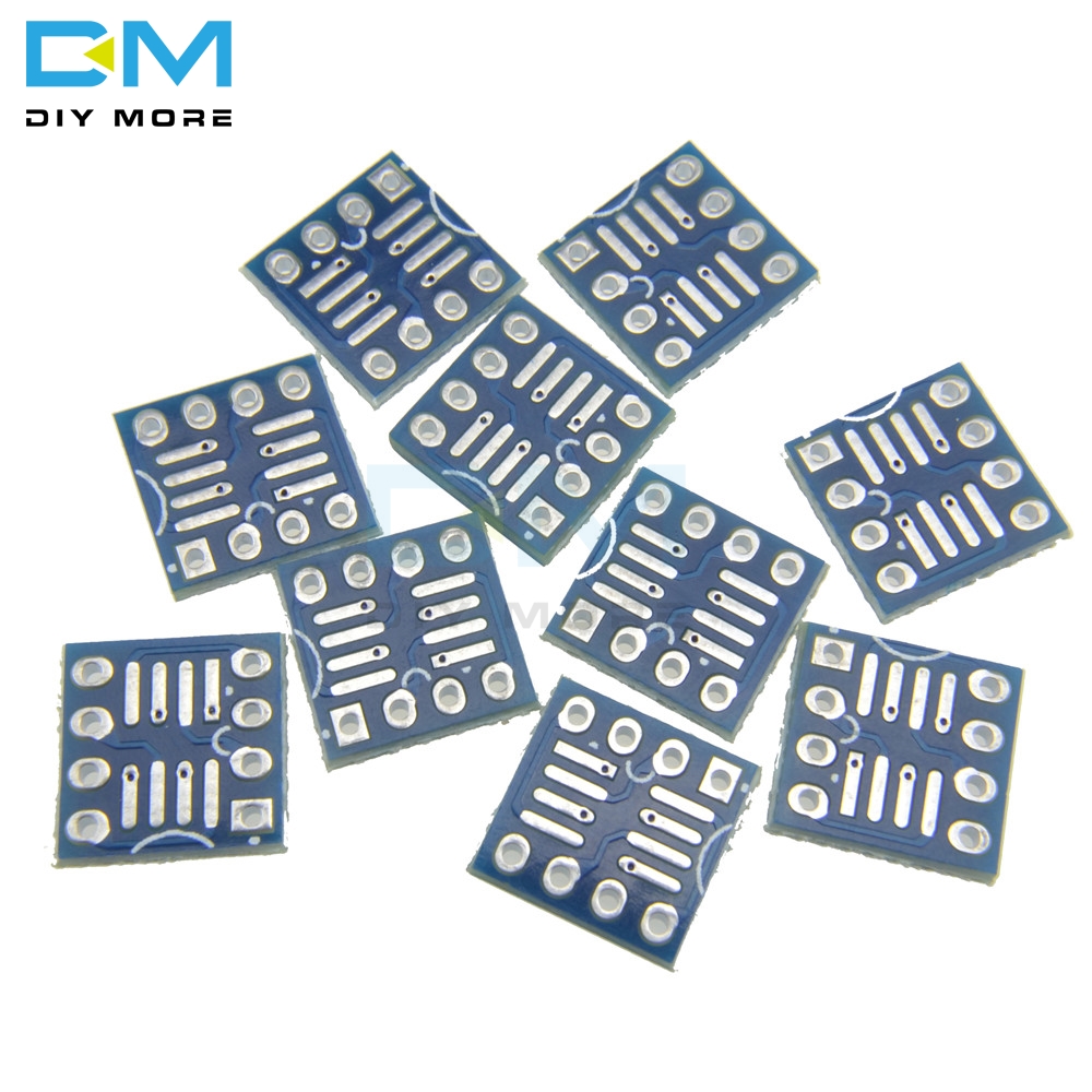 100 adaptadores SOP8 Turn DIP8 / SOIC8 a DIP8 IC So8/tssop8/soic8/sop8 100 adaptadores SOP8 Turn DIP8 / SOIC8 a DIP8 IC So8/tssop8/soic8/sop8