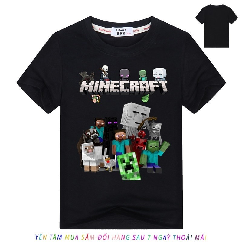 SALE 50% Áo thun Minecraft Steve Creeper inside