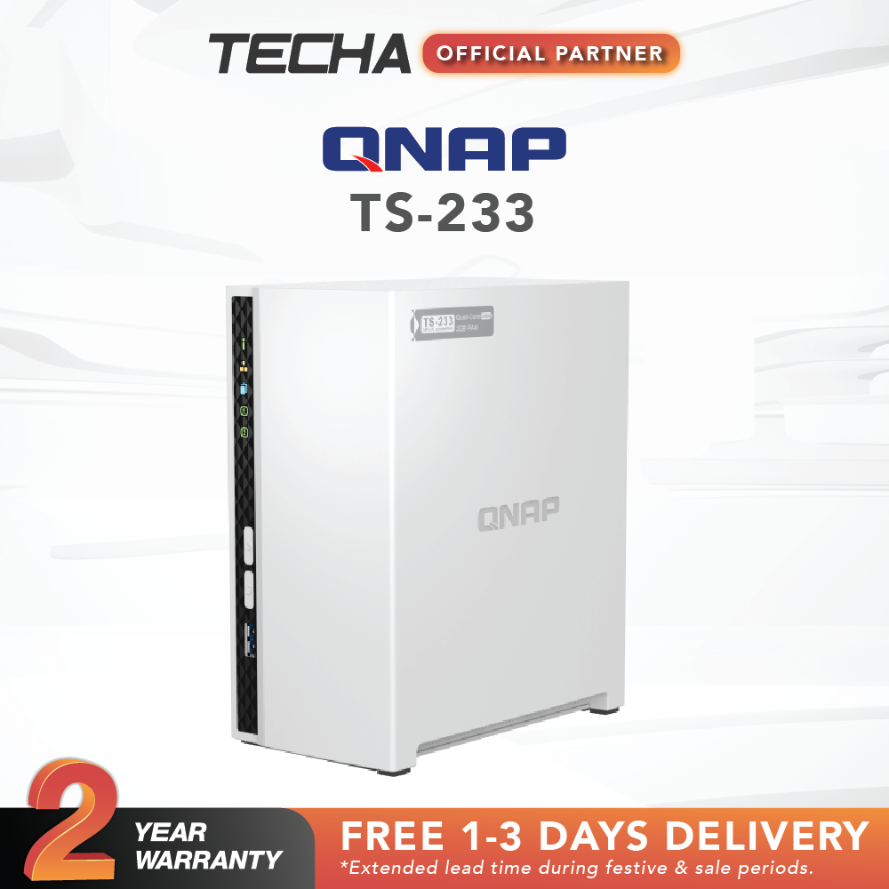 QNAP TS-233 2-bay NAS（QNAP TS 233 2 BAY Network Attached Storage）
