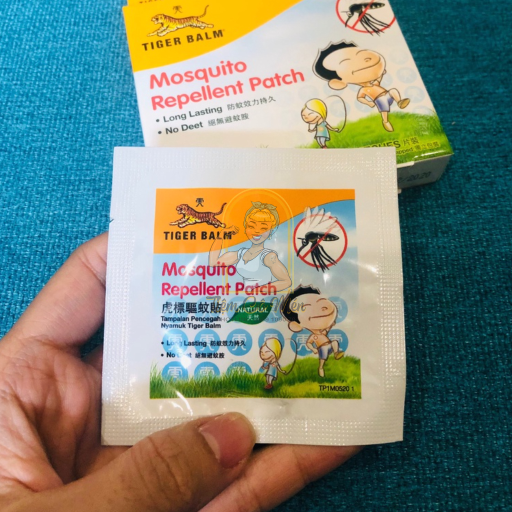 Miếng Dán Chống Muỗi Cho Bé - Tiger Balm Mosquito Repellent Patch Thái Lan