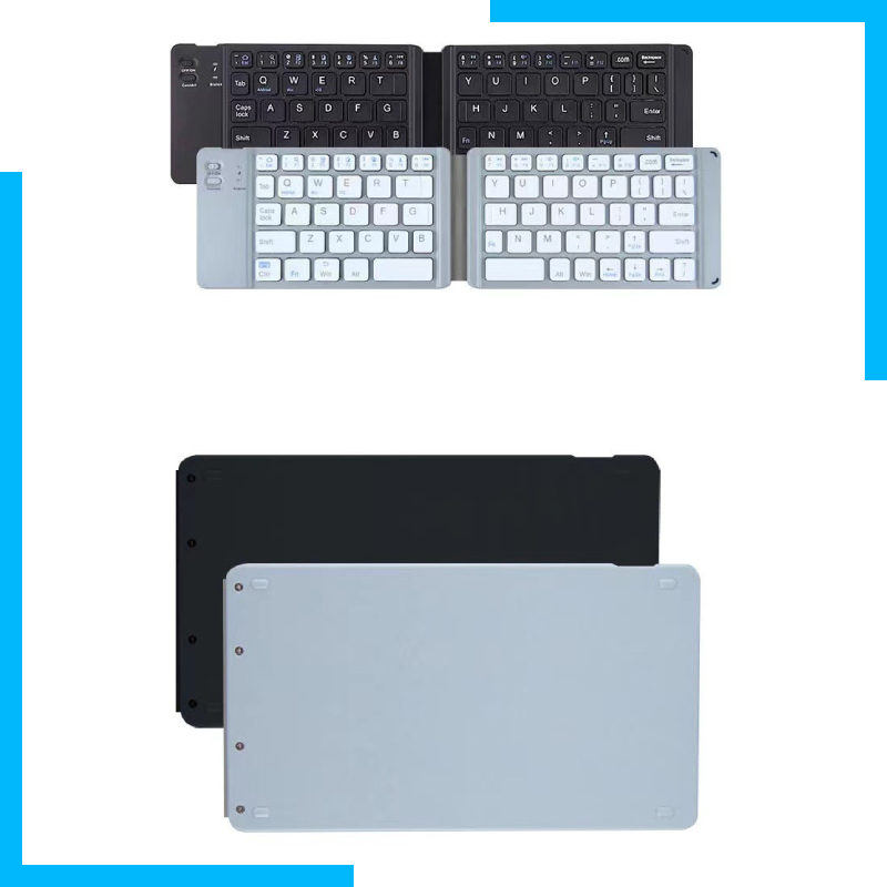 Bàn Phím bluetooth Không Dây mini Gấp Được Phù Hợp Cho IOS / Android / win