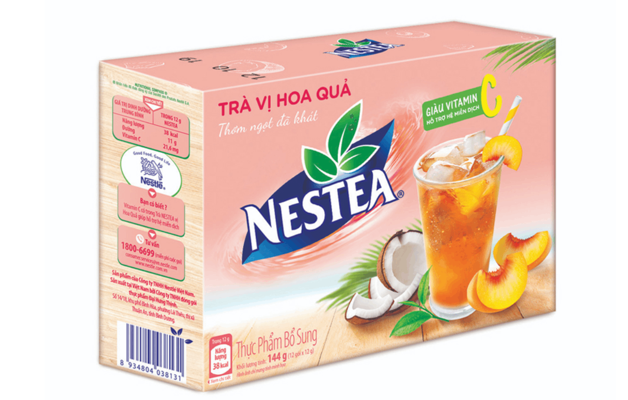 [MUA 1 TẶNG 1] [Date T10/2024]Trà Nestea Hoa Quả Hộp 144G