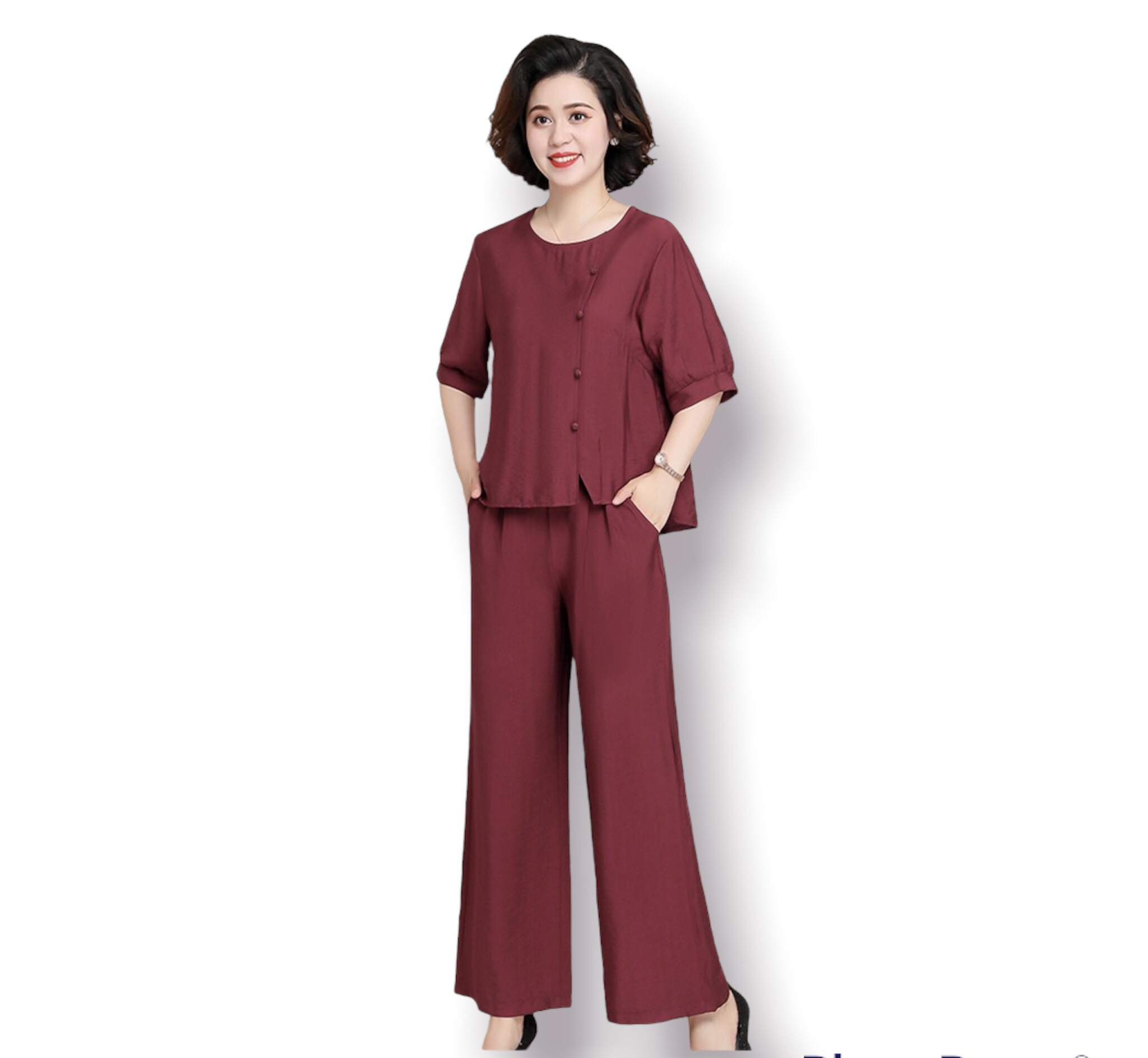 set bộ trung niên cao cấp(thời trang trung niên Aniagreen) TV06-322