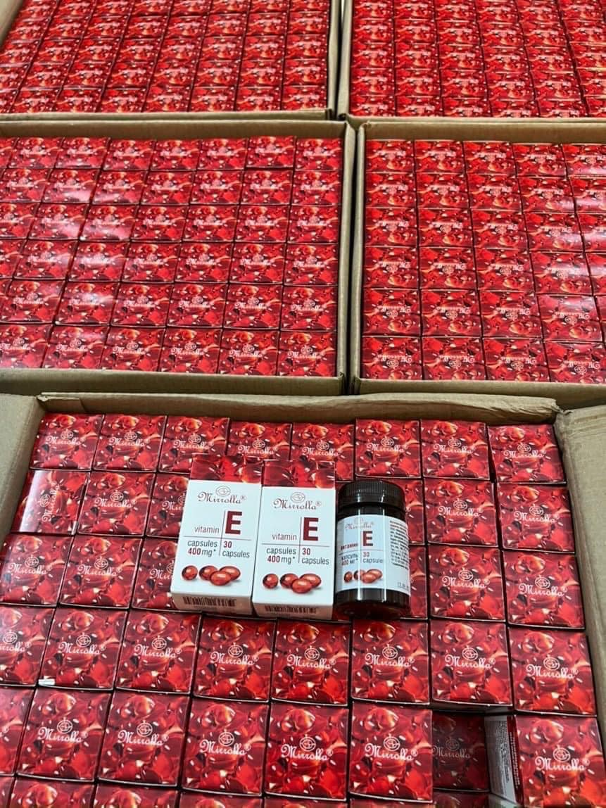 Vitamin E Đỏ Mirrolla nga 400mg hộp 30 viên